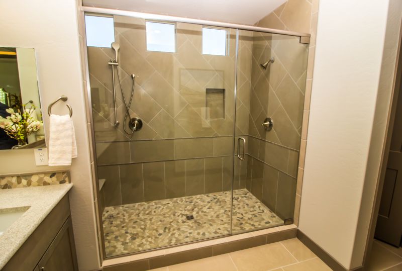 Bathroom with Glass Shower